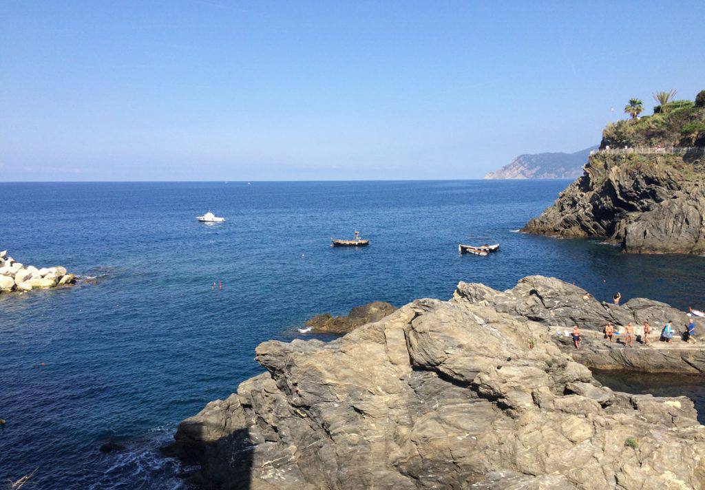 The sea at Cinque Terre | Photo Angela Sanders