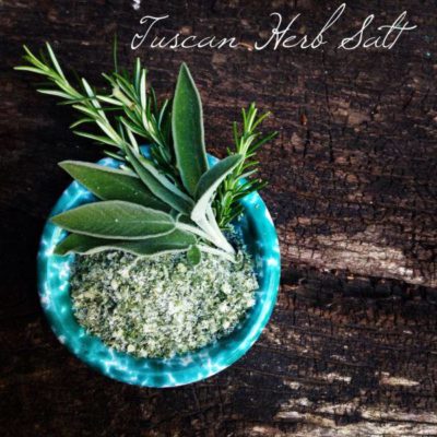 Tuscan herb salt recipe: the Tuscany kitchen trinity