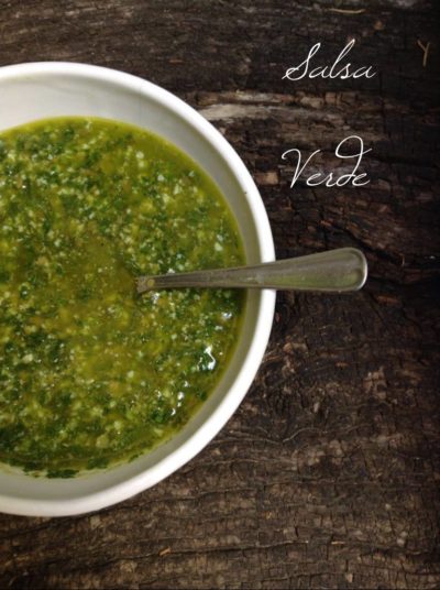 Salsa Verde Recipe with Tuscan capers