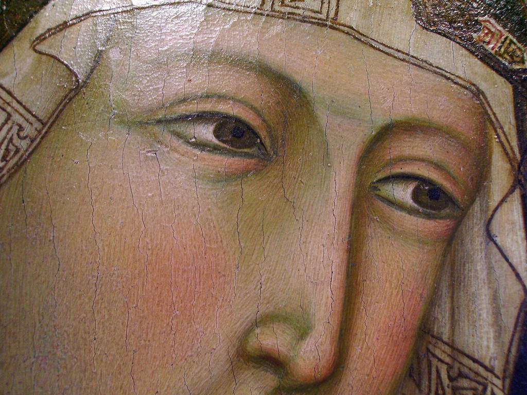 (Detail of painting by Ugolino di Nero in Certaldo's sacred art museum, photo Lisabelle) 