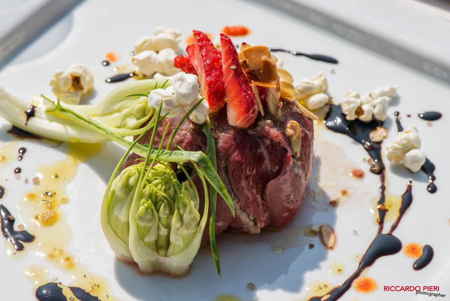 An example of a main course | Photo Riccardo Pieri