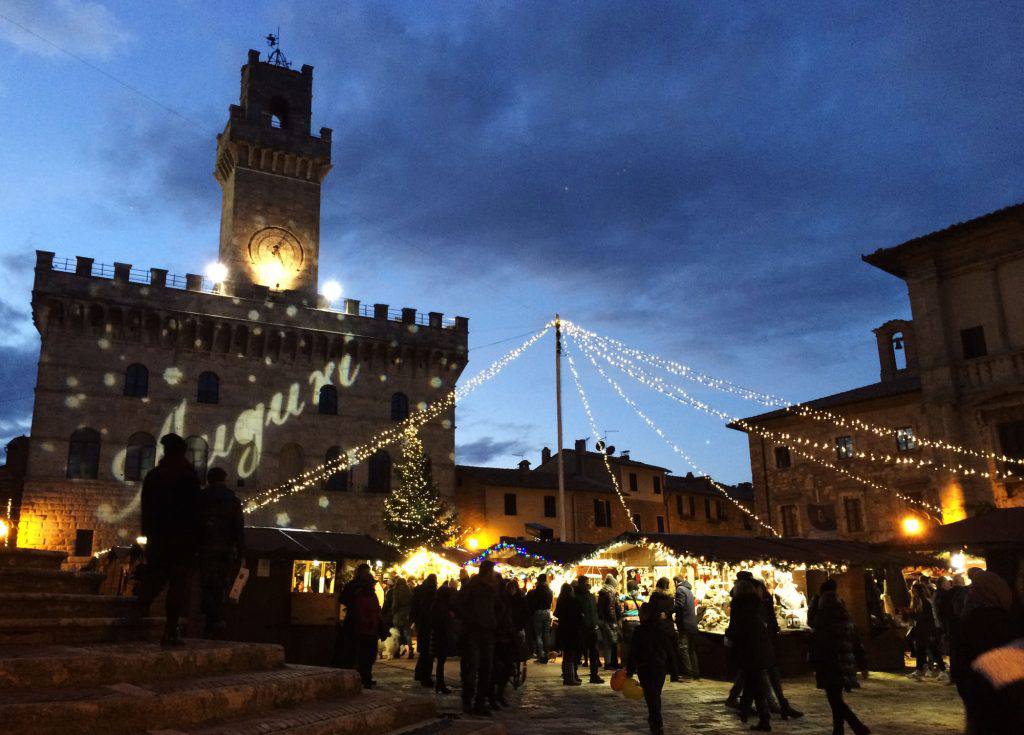 Il mercatino di natale a Montepulciano