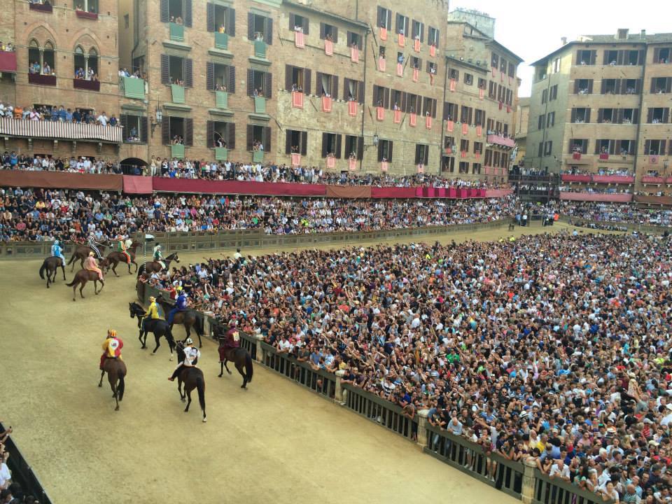 View of the palio from above | Photo Elena Oprea for Dievole