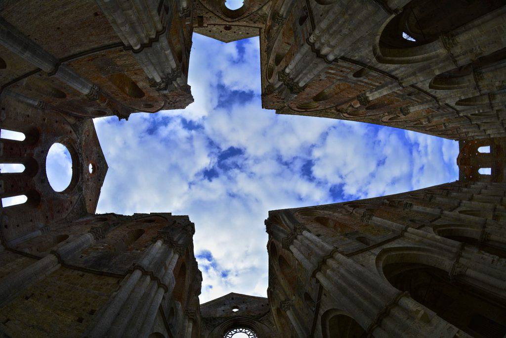 Antonio Cinotti: San Galgano with a fisheye lens