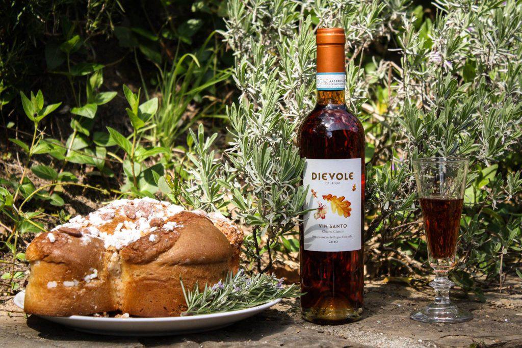 Our Vin Santo dessert wine is a match made in heaven with Easter Colomba cake!