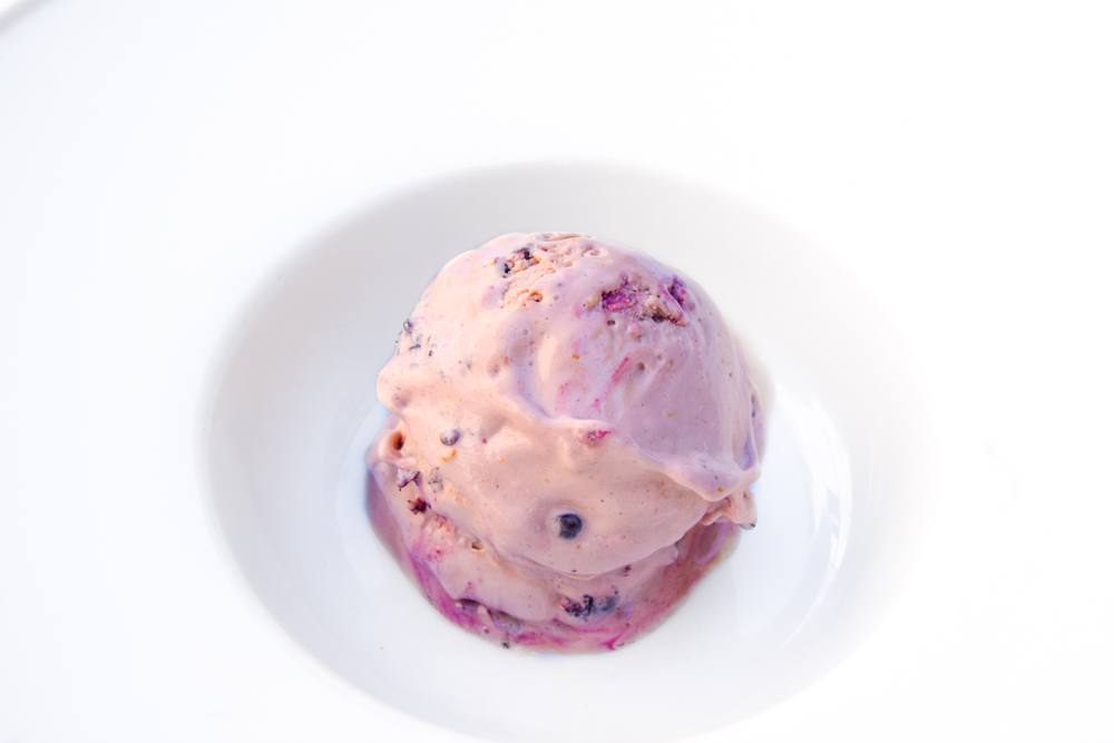 One of our favorite mulberry recipes: creamy handmade gelato!