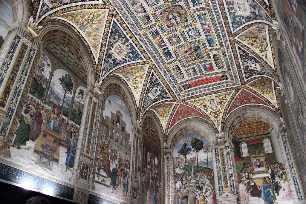 Piccolomini Library | Photo Miguel Hermoso Cuesta (Wikipedia)