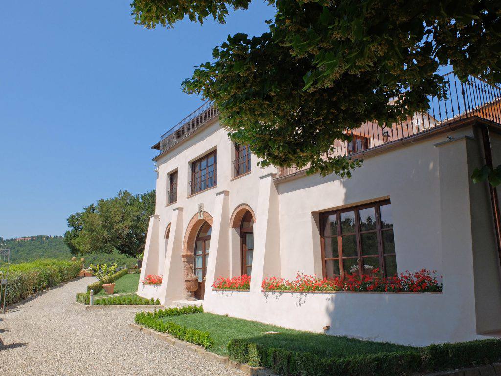 The restored Limonaia building at Dievole