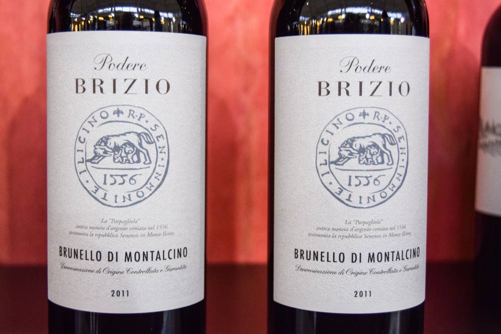 Podere Brizio's Brunello di Montalcino.