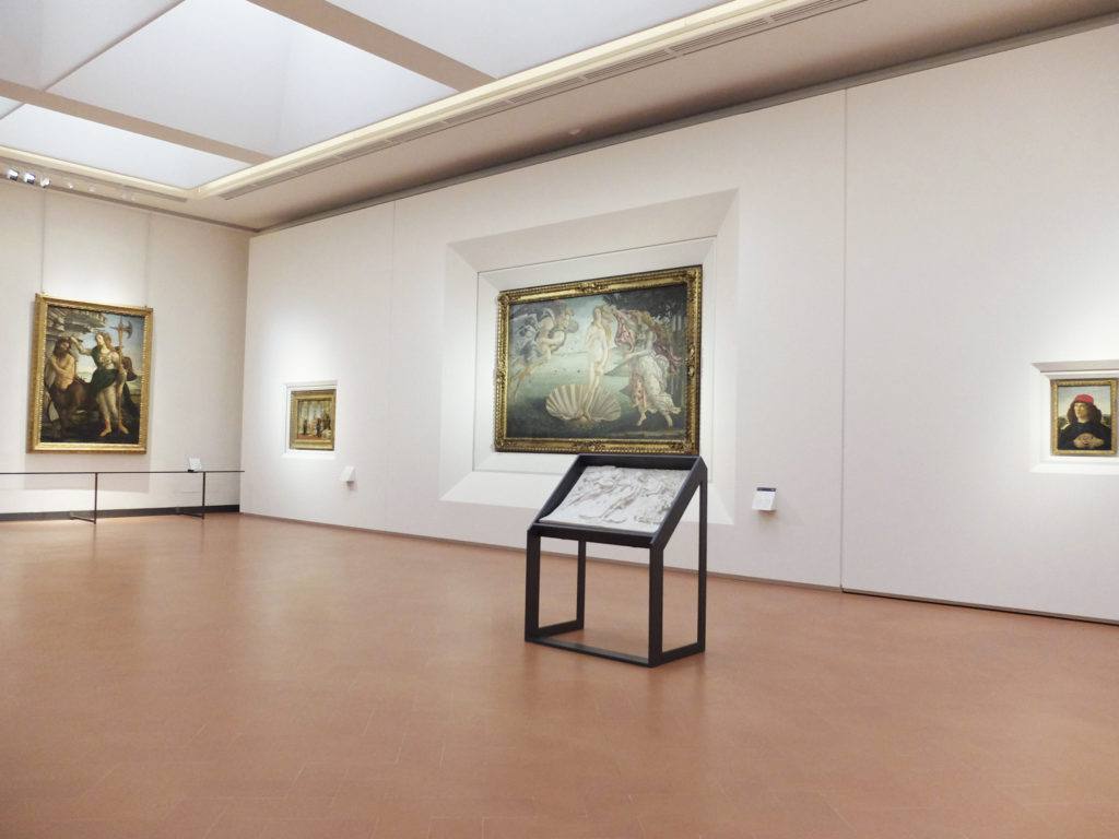 Botticelli's Birth of Venus in its new setting at the Uffizi | Photo Alexandra Korey