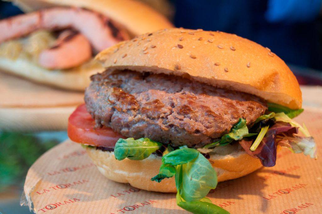 Food Truck in Toscana: Hamburger