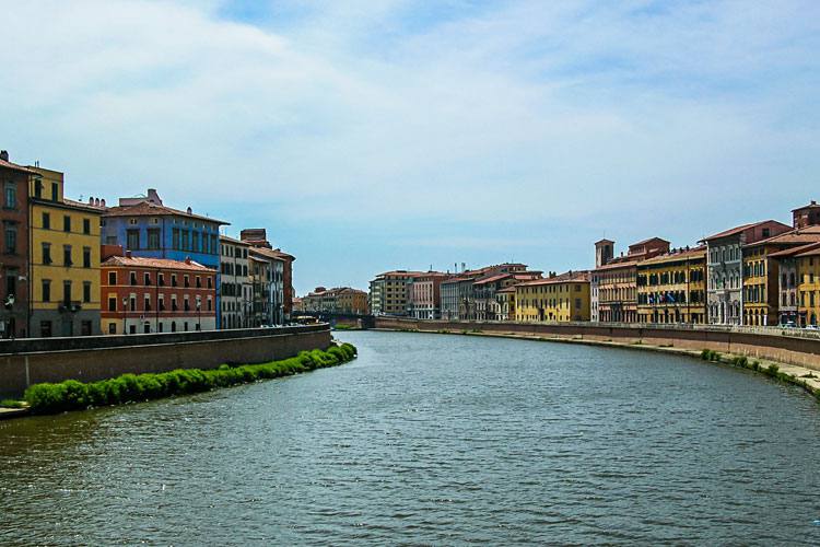 Riverside in Pisa - Arno River