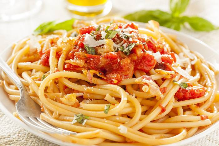 A huge plate of pasta Life in Italy: A huge plate of pasta