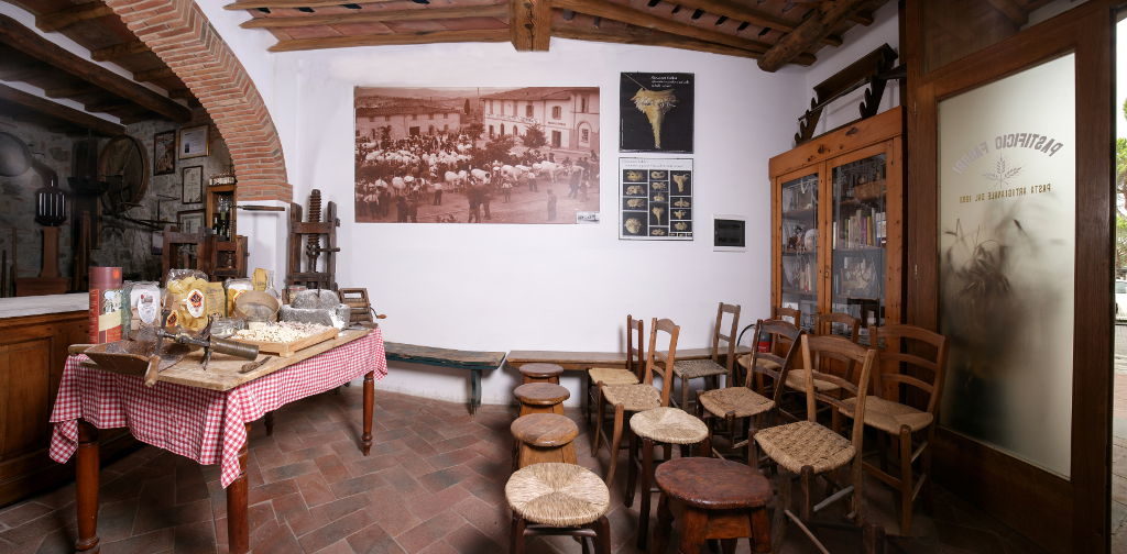 La sala dimostrazione del Museo della Pasta di Fabbri