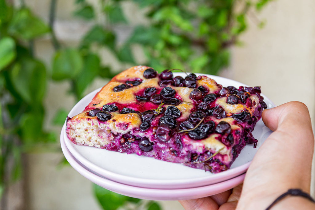 La Schiacciata con l'uva appena cotta!