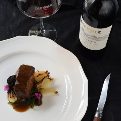 Braised beef in Dievole Chianti Classico